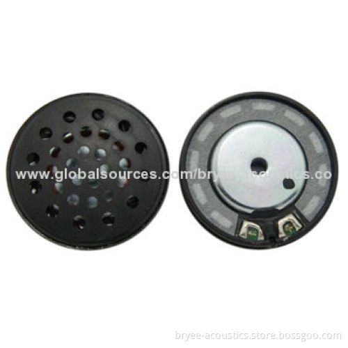 Earphones Speaker, Measures 40.0 x 10.5mm, Full Range for Headphone Sets